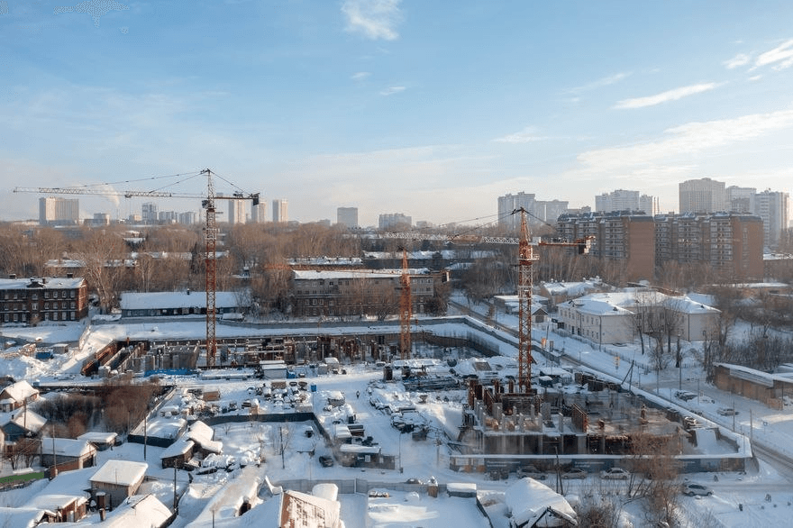 Монолитный каркас здания
