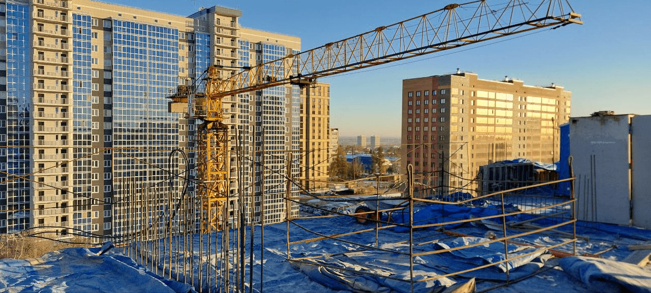Панорама строительной площадки